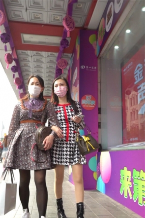 【YZWCD】YC636骚H冬天薄丝袜！反差水果N！