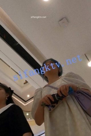 kc442（空城原创）一箭双雕逛商场的俩妹子，蓝豹纹N米白N