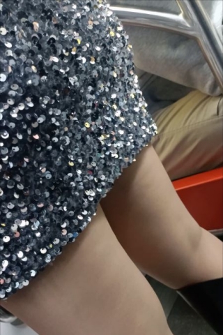 ct023【独家原创】mo时尚肉丝少妇的亮片包臀裙美臀