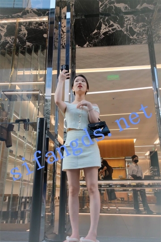 【KXCD】346白色套裙气质美女，白色内内