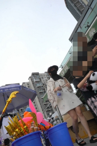 kc1583（空城原创）超短连衣裙长腿小少妇，微透白N前C透黑色